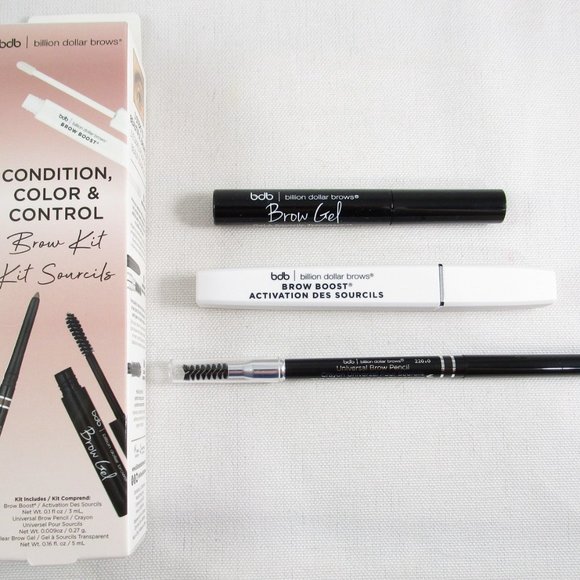 NIB NEW Billion Dollar Brows Condition, Color & Control 3 Pc. Brow Kit, Full Sz. - Picture 1 of 4